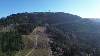 Drone footage of Szyndzielnia Mountain [upl. by Lekar]