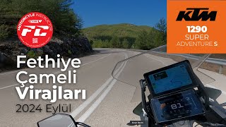 Fethiye  Çameli Virajları KTM 1290 SAS [upl. by Suiradal278]