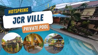 JCR Ville Private Pool  Affordable Hotspring Resort in Pansol CalambaLaguna Resort Tour 16 [upl. by Mor]