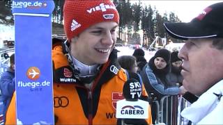 Andreas Wellinger im Interview  Titisee Neustadt 13122013 [upl. by Pandolfi]