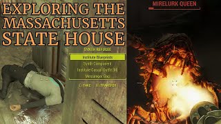 Exploring the Massachusetts State House Fallout 4 Mods [upl. by Linnie645]