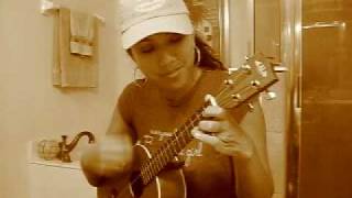 First Time Ever I Saw Your Face Roberta Flack Ukulele Cover by V [upl. by Lenette120]