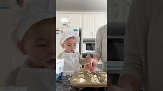 Adorable little chef takes over the kitchen 🥹🧑‍🍳 🎥 BViral [upl. by Ongineb]