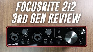 Focusrite Scarlett 2i2 3rd Gen USB Audio Interface Review  Explained [upl. by Capello]