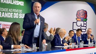 DISCURSO CIRO GOMES  CONGRESSO NACIONAL DO PDT [upl. by Idieh]