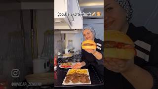 Mangal tadında köfte ekmek 🥖 shorts asmrfood food tarif [upl. by Jilleen]