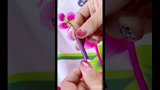 embroidery designs flowers🌹💐drawing flower designssong hoopart embroidey art embrembroidery [upl. by Gabbi495]