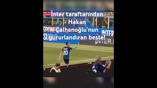 İnter taraftarından Hakan Çalhanoğlunun gururlandıran beste hakançalhanoğlu inter [upl. by Jaret]