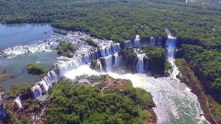 DRONE footage  Iguazu Falls [upl. by Christmann]