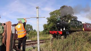 Chinnor steam gala Featuring 551897820 and 4555 [upl. by Emmeline831]