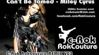 Cant Be Tamed  Miley Cyrus  CRok RokCouture REMIX V3 [upl. by Atinev685]