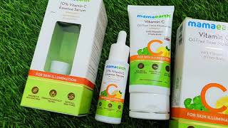 Mamaearth 10 Vitamin C Essence Serum with Vitamin C and Gotu Kola  RARA  facial essence skincare [upl. by Gualterio]