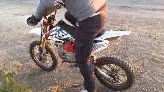 Pit bike demon x 140 s with big wheel conversion [upl. by Radloff]