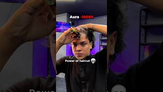 Power of haircut 🔥☠️ hairstyle shorts haircare hairtutorial hair [upl. by Annohsat]