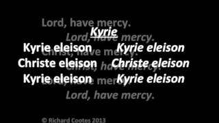 Kyrie Eleison Mass of Gods Mercy Kyrie Lord Have Mercy [upl. by Yatnahs]