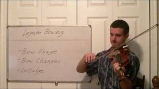 Learn how to Play the Violin  Legato Violin Bow Technique [upl. by Kresic]