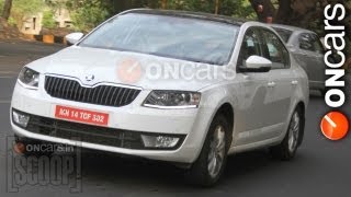 Scoop 2013 Skoda Octavia caught on test in India [upl. by Yates684]