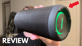 Ortizan Portable Bluetooth Speaker  Full Review [upl. by Zosima]