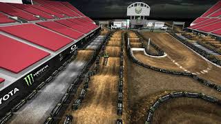 2019 Monster Energy Cup Track Map  Outside [upl. by Artiek823]