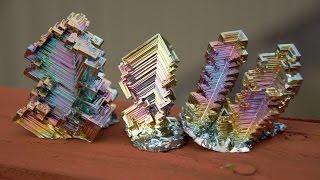 Bismuth Crystals In The Making [upl. by Findley]