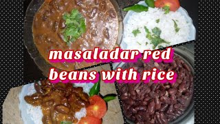 Dilicious masaladar red beans recipe [upl. by Yrffoeg]