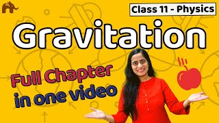 Gravitation Class 11 one shot Physics  CBSE NEET JEE  Chapter 8 [upl. by Akimahs]