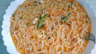 ম্যাগী স্যুপ নুডুলস রেসিপি।How to make soup NoodlesMaggi soup Noodles recipeNoodles soup in Bangla [upl. by Faires]