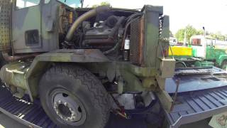 Oshkosh M911 Detroit Diesel 8V92TANo exhaust turbo sound MACKDAG 2013 truckshow [upl. by Beauregard]