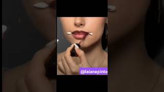 Batom com o cotonete Como aprenderlaianapinto youtubeshorts shortsmakeupbatommakeuptutorial [upl. by Hewart123]