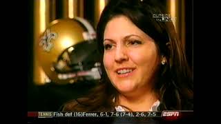 2006 Saints SeasonJanuary 22nd 2007Outside the Lines profile on Rita Benson Leblanc [upl. by Agneta]