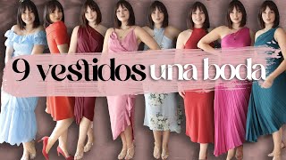 Tengo una boda y ni idea de qué ponerme  9 outfits de invitada [upl. by Ytsud]