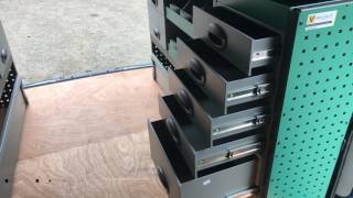 VW Transporter  System Edstrom internal racking [upl. by Dniren66]