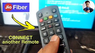 How to use other remote in jio set top box  Jio set top box me dusra remote kaise connect kare [upl. by Robinett]