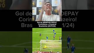 Craque neto reage ao gol do memphis depay em cruzeiro x corinthians timão time do povo coringão puma [upl. by Eerat213]