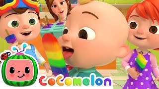 The Colors Song with Popsicles  CoComelon  Nursery Rhymes and Songs for Kids [upl. by Naves]