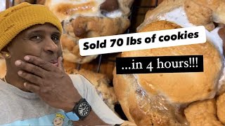 Sold 70 LBS of of my homemade cookies in 4 hours [upl. by Hgielyak]