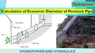 How to calculate Economic diameter of penstock [upl. by Runstadler]