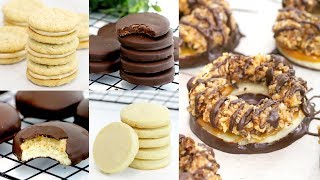 5 DIY Girl Scout Cookie Recipes  Samoas Tagalongs DoSiDos Thin Mints amp Trefoils  RECIPE [upl. by Verine]