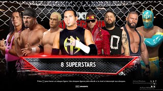 FBT Combate 7  BRET HART CHAVO GUERRERO MR KENNEDY MATT HARDY THE MIZ OWENS BREAKER SIN CARA [upl. by Yesac929]