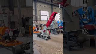 Part 30 Wood chipper 800 waste wood slicer processing wood diameter [upl. by Eelrahs]