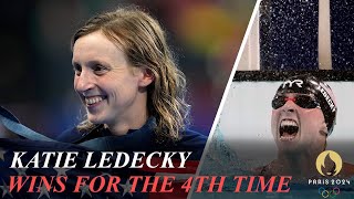 Katie Ledecky Wins 800meter Freestyle for the 4th Time Ariarne Titmus Silver Paige Madden Bronze [upl. by Brien980]