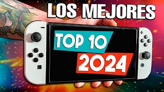 LOS 10 MEJORES JUEGOS para NINTENDO SWITCH de 2024 🏅 TOP 10 2024 [upl. by Christina]