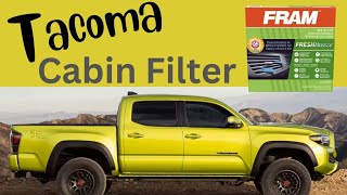 Toyota Tacoma Cabin Filter Replacement [upl. by Eenat]