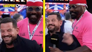 Derek Chisora GATECRASHES Spencer Oliver amp Gives Him A SHOCK During LIVE AJ Dubois Preview 😂 [upl. by Inait]