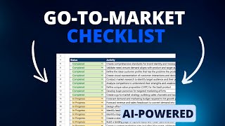 How to create a custom gotomarket checklist using AI [upl. by Farrow]