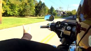 Brenda heading down to Martins Ferry Ohio all back roads Sept 30 2023 Part 2 Ride Ohio [upl. by Esylle]