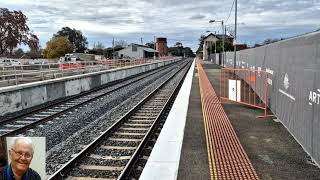 Wangaratta Railway Station Victoria Australia 4th June 2024 [upl. by Ansela]