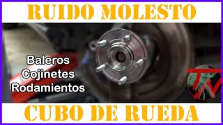 Ruido en la rueda del coche Rodamientos de Rueda  COMO CAMBIAR CUBO DE RUEDA  COJINETE  BALERO 🛠🚗 [upl. by Kaehpos]