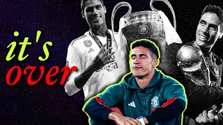 Varane’s FORCED retirement the story behind a sad end for a LEGEND [upl. by Assenad787]