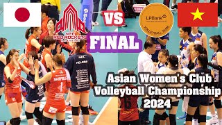 Asian Womens Culb volleyball championship 2024quotFINALquot NEC Red RocketsJPNVS LP Bank Ninh BinhVIE [upl. by Fidelio846]